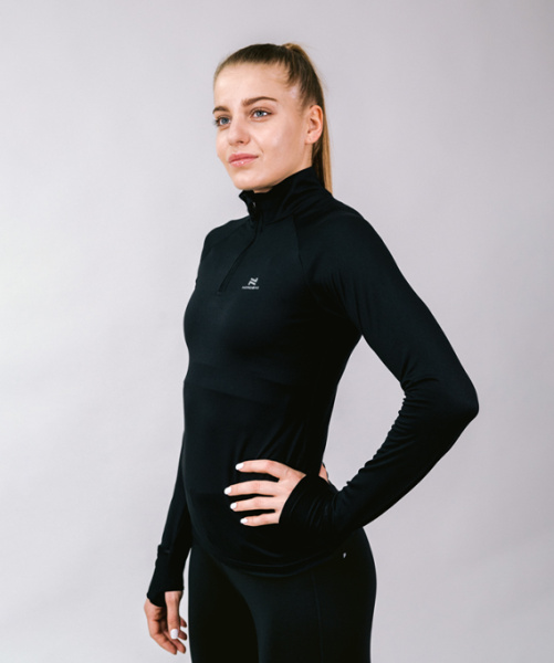 Лонгслив Nordski Pro Hand Black W (38, Black, , , , , )