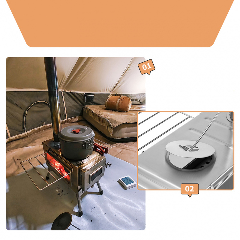 King Camp 2320 hot tent stove plus печка