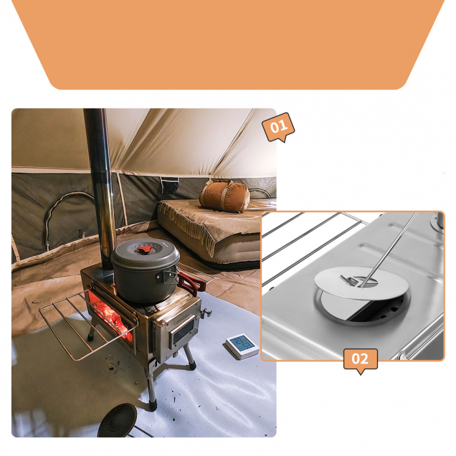 Купить King Camp 2320 hot tent stove plus печка 80 690 ₽ King Camp 2320 hot tent stove plus печка