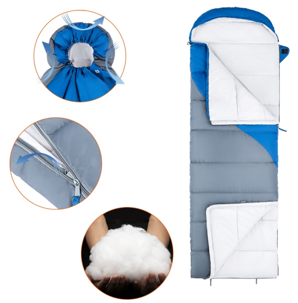 Купить King Camp 3212 valley 250 -3с спальный мешок (синий, левый) 7 150 ₽ King Camp 3212 valley 250 -3с спальный мешок (синий, левый)