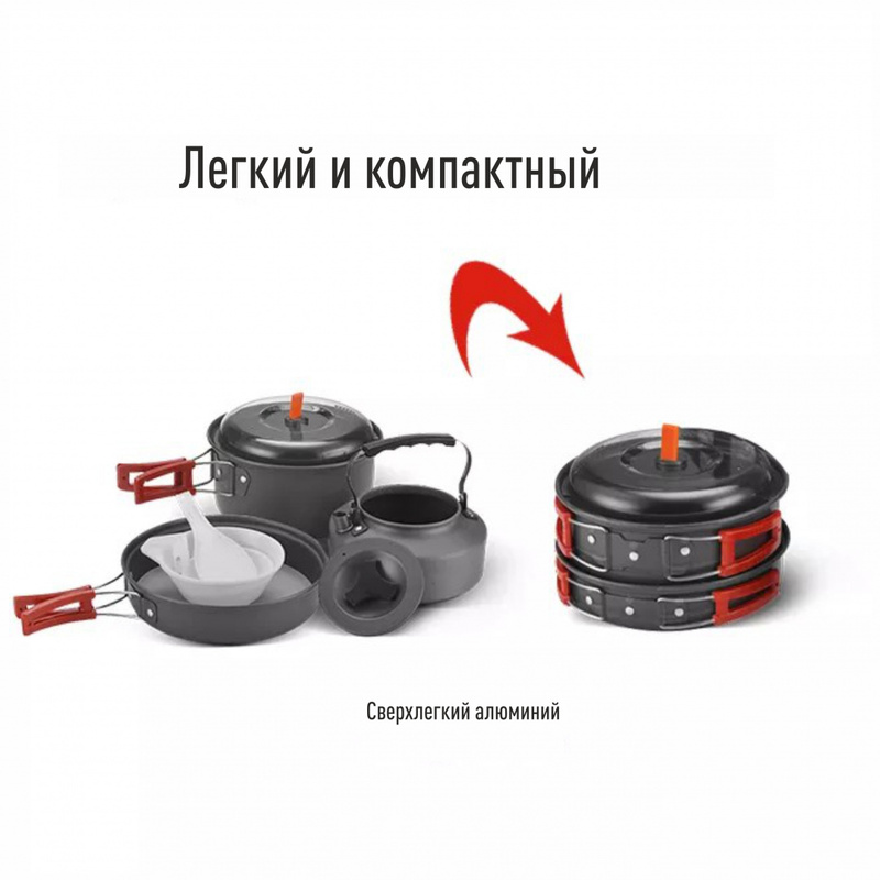 BULin bl200-c11 набор посуды на 2 чел.