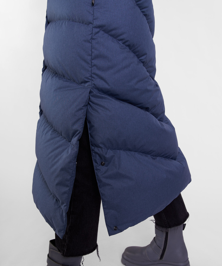 Пальто пуховое Ester VI Женское (XL, 9700/деним, , , , , )