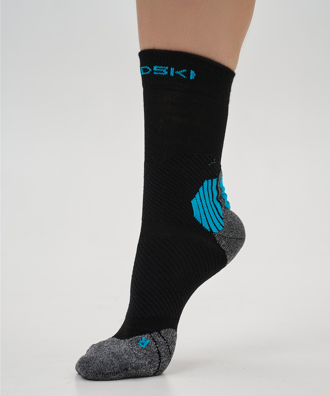 Носки Winter Run Black/Light Blue (39-41, BLACK/LIGHT BLUE, , , , , )