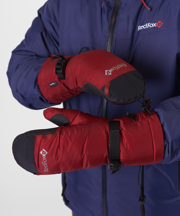 Рукавицы пуховые K2 Extreme II (S, 1210/т.красный/черный, , , ) Рукавицы пуховые K2 Extreme II (S, 1210/т.красный/черный, , , )
