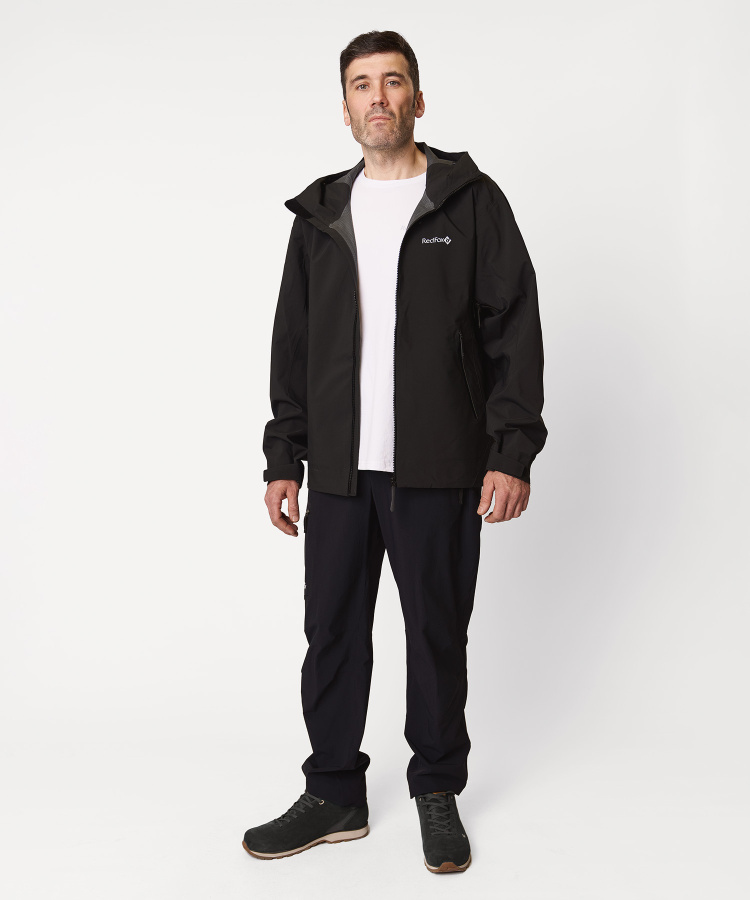 Куртка outdoor rain Мужская (52, 1000/черный, , , , , )