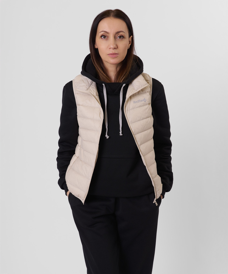 Жилет пуховый Town Женский (L, 8000/белый, , , , , )