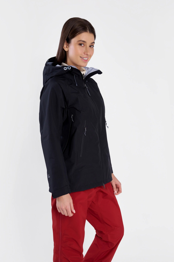 *Куртка 3L 25-40521 КОРБУ жен. (50, 10 Черный, 170, , , , )