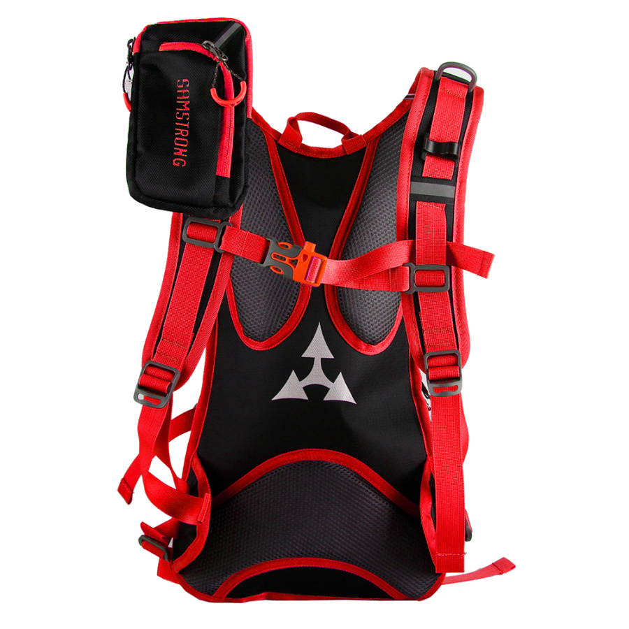 B0462 CYCLING BAG Рюкзак (черный/красный)