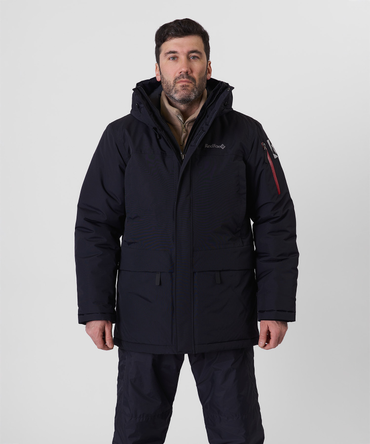 Куртка утепленная Snow Man lV Мужская (XXL, 1000/черный, , , , , )