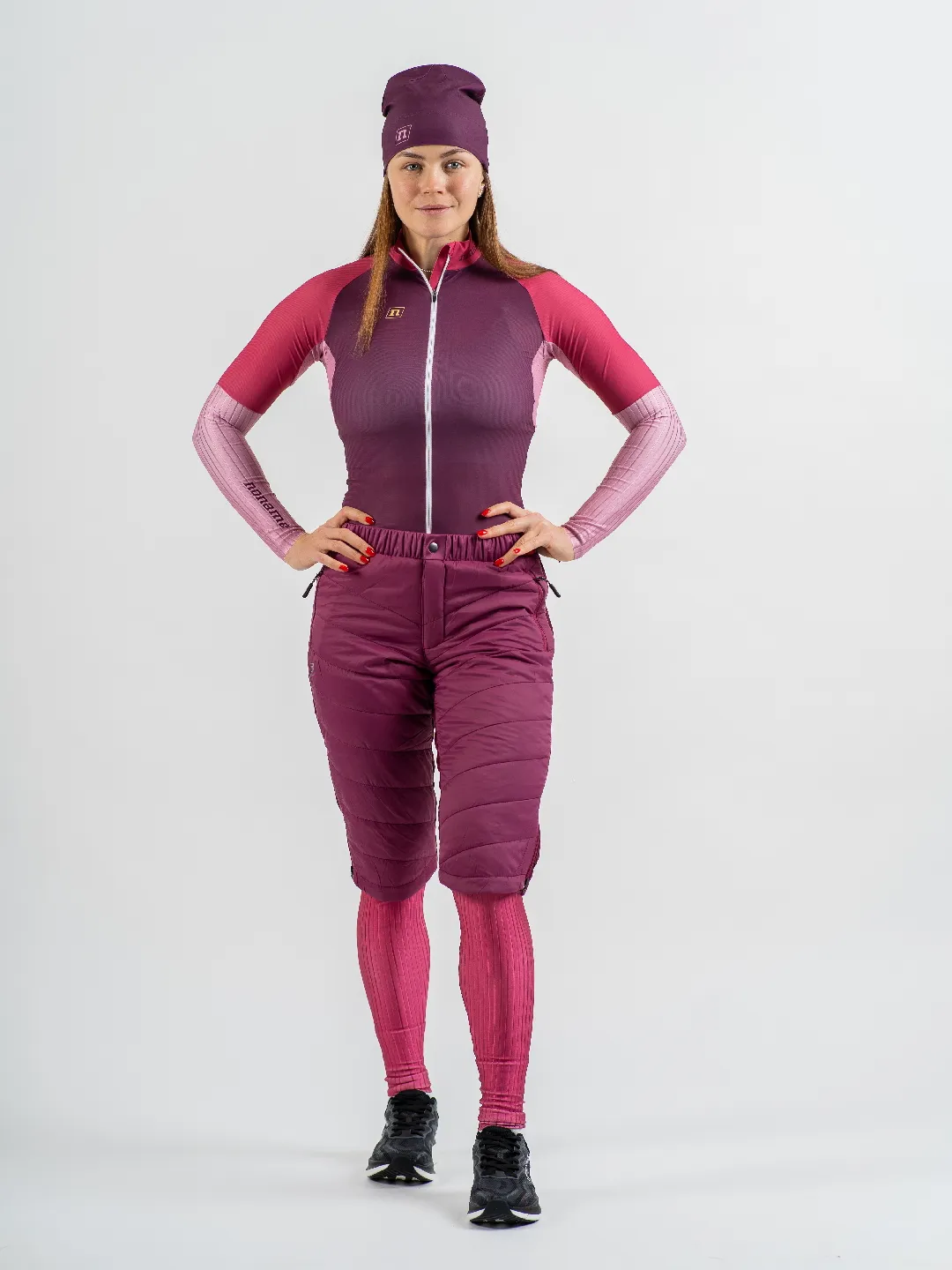 *Шорты NONAME SKI SHORTS 24 WOS WINE RED/DK RASBERRY