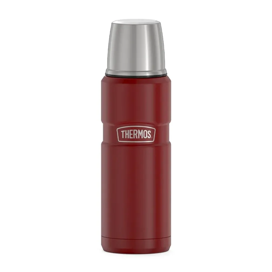 Термос из нерж. стали тм SK2000 Rustic Red