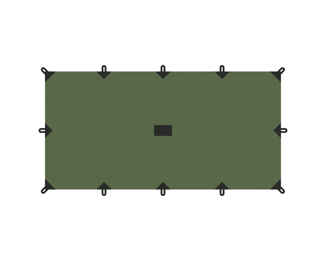 TENT тент 3X5м Talberg (зелёный)
