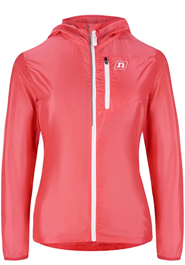 *Куртка NONAME WINDSHELL JACKET 22 WOS коралл 2001218-0070 женск.
