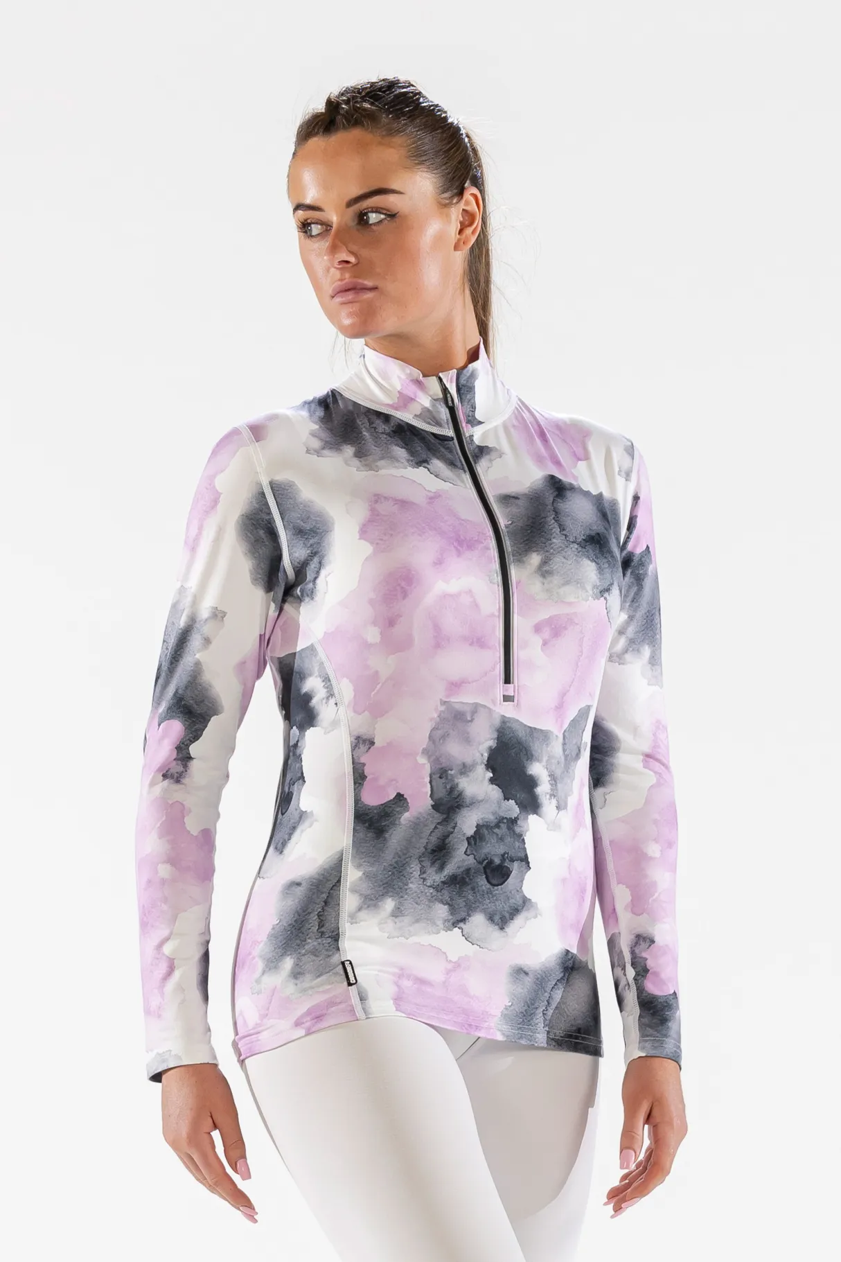 Термобелье водолазка женская COZY WATERCOLOUR ZIP NECK