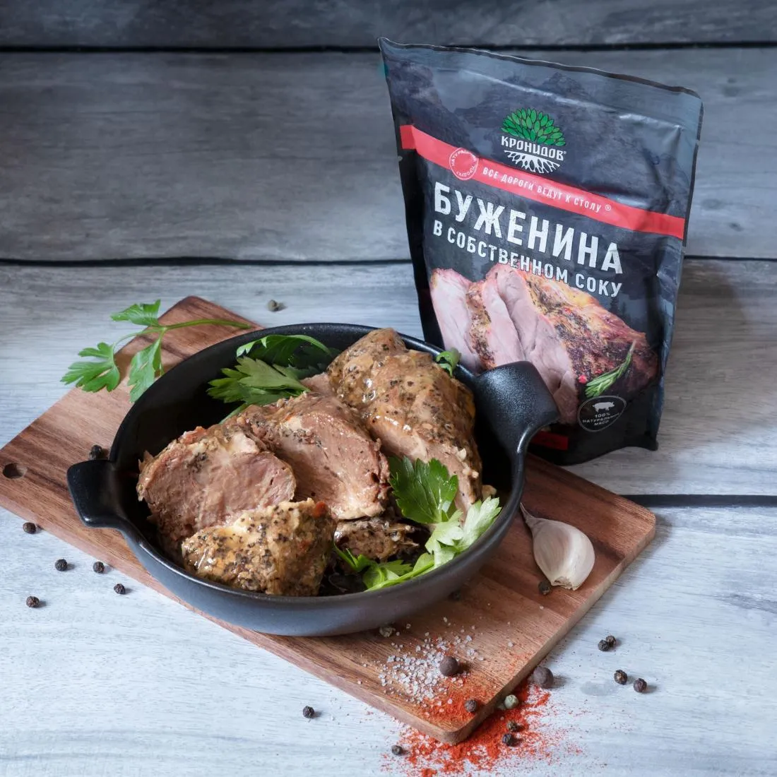 Консервы мясные кусковые стерилизованные "Буженина в собственном соку"