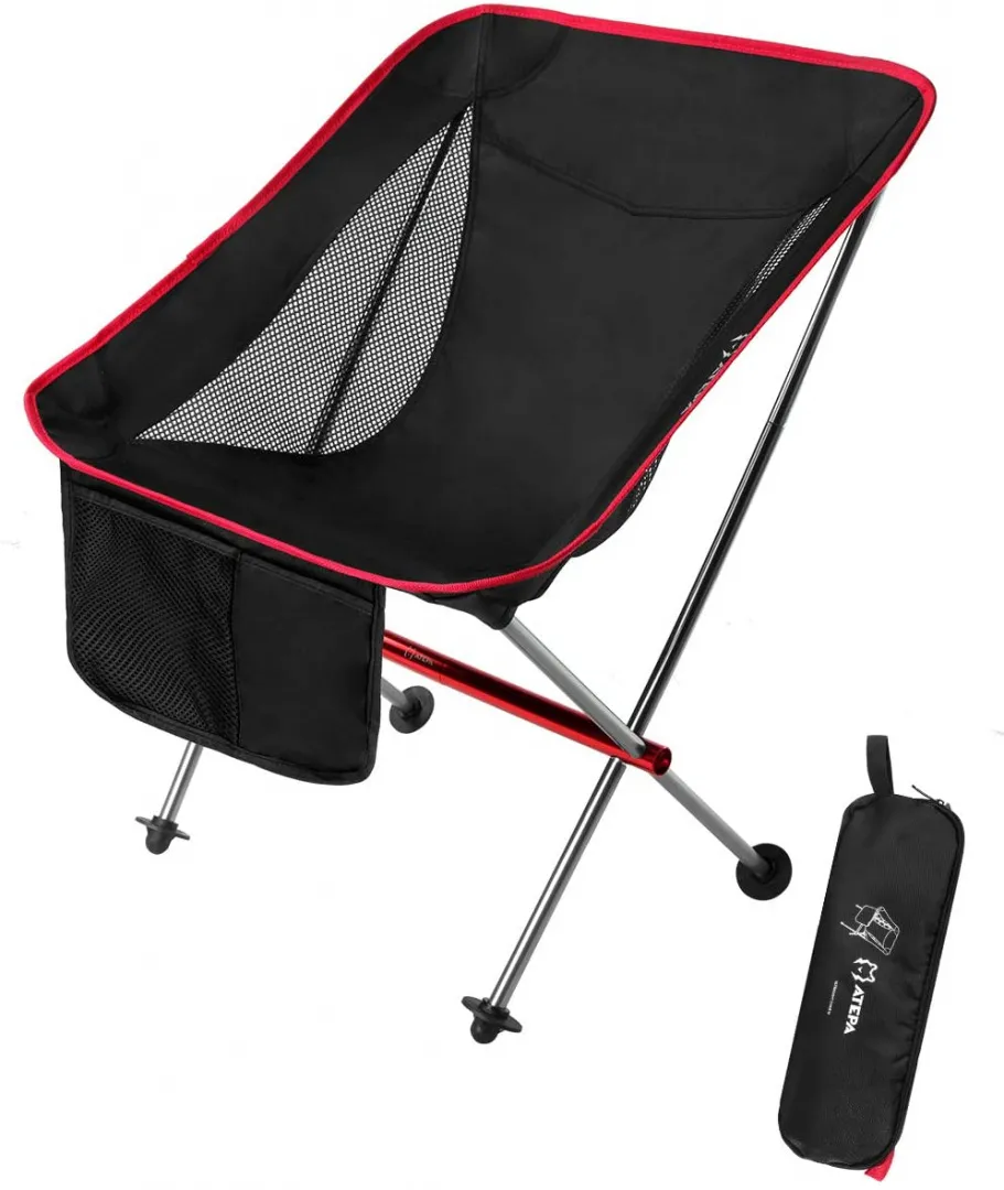 1902 ULTRALIGHT CHAIR M кресло скл. (черный)