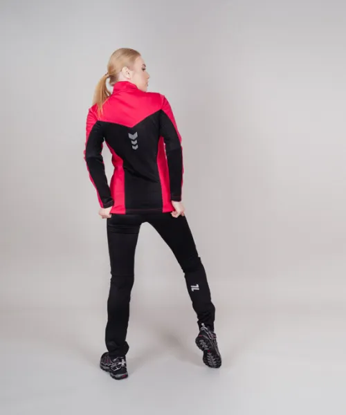 Разминочная куртка Nordski Base Pink/Black W (S, Pink/Black, , , , , )