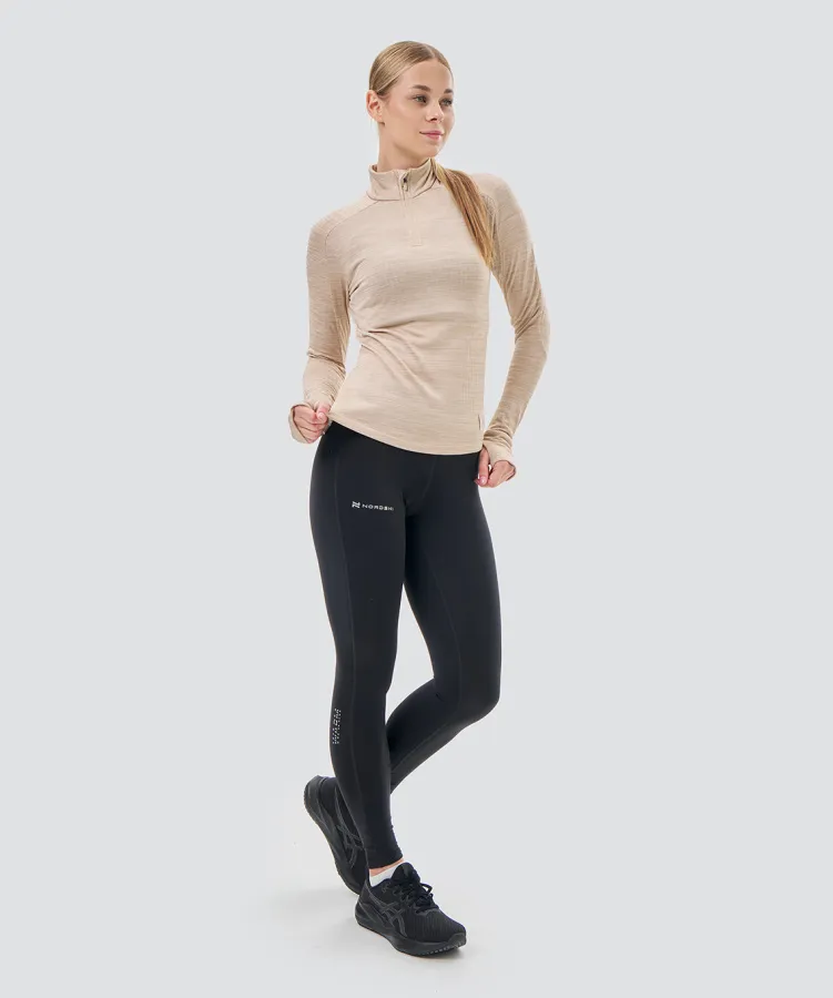 Лонгслив Nordski Impulse Beige W (42-L, Beige, , , , , )