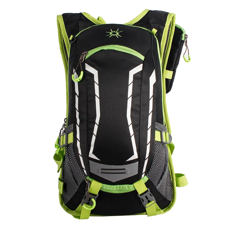 B0462 CYCLING BAG Рюкзак (черный/зеленый)