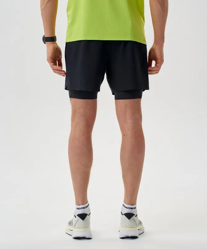 Шорты 2 в 1 Nordski Road Black (52-XL, Black, , , )