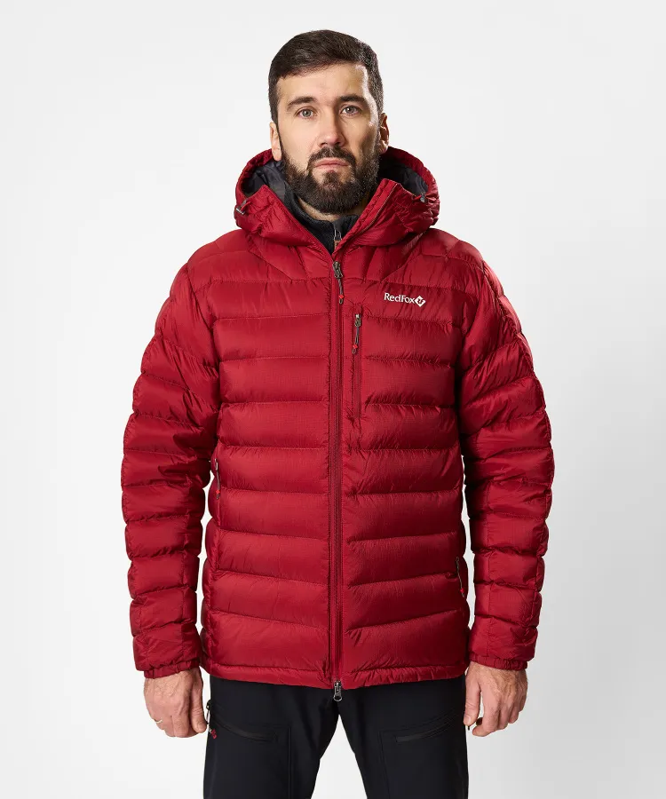 Куртка пуховая Flight Lite IV Мужская (S, 1200/т.красный, , , , , )
