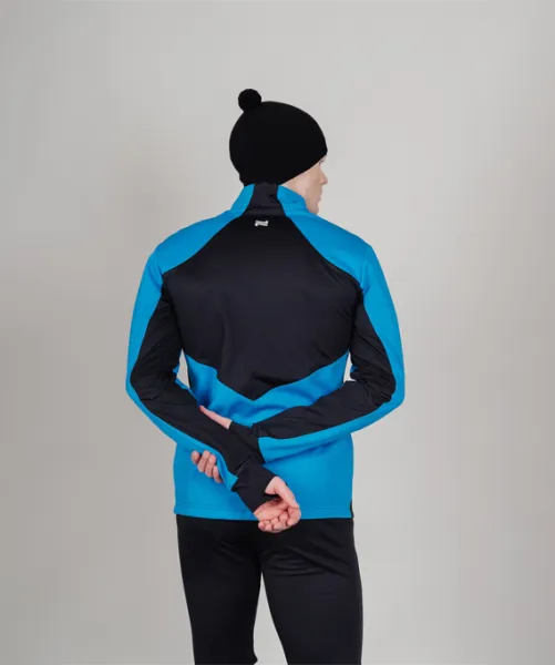 Тренировочная куртка Nordski Pro Light Blue/Black (S, Light Blue/Black, , , , , )