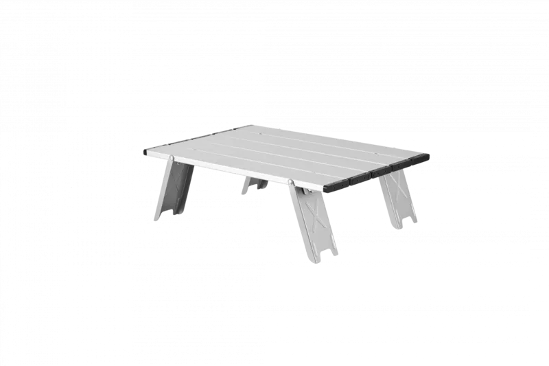 2401 MINI ALUNIUM TABLE S стол скл. алюм (серебристый)