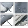 King Camp 3121 oasis 250 -3с 190+30x75 спальный мешок (синий, правый)