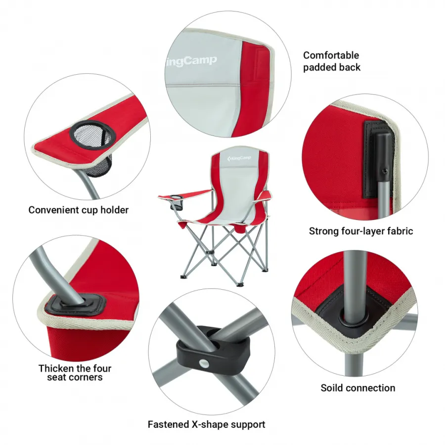 3818 Arms Chair кресло скл. cталь (84Х50Х96, черно-серый)