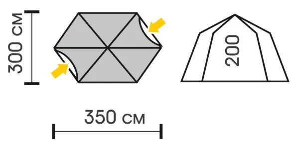 Talberg arbour auto шатёр talberg (зеленый)