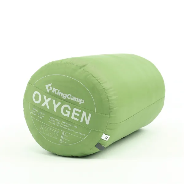 King Camp 3122 oxygen +8с 180x75 спальный мешок (зелёный, левый)