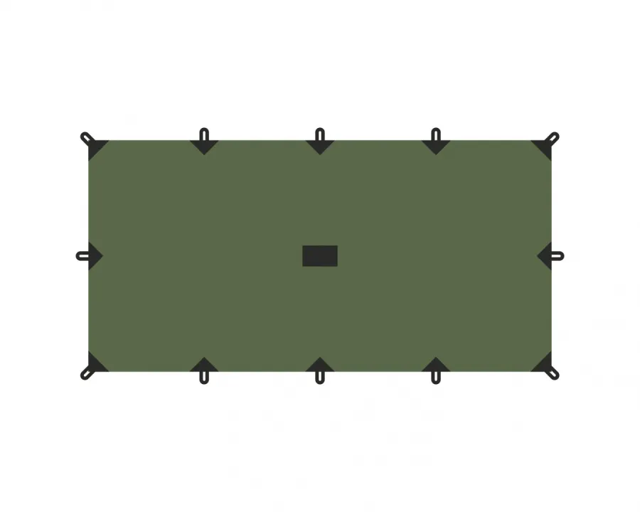 TENT тент 3X5м Talberg (зелёный)