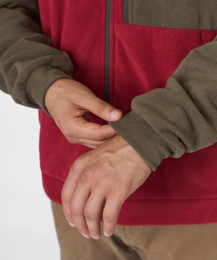 Джемпер Camp Jacket Мужской (S, 1131/бордовый/т.оливковый, , , , , )