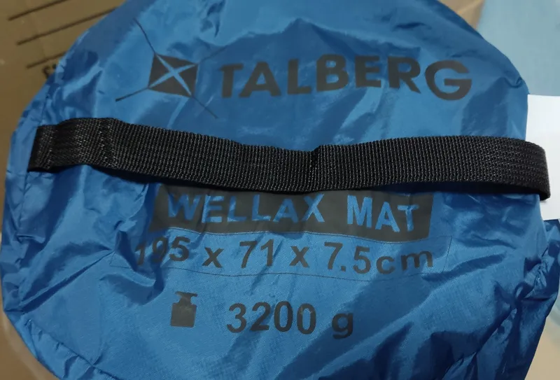 WELLAX MAT самонадувающиеся коврики (синий 195x71x7,5 см)
