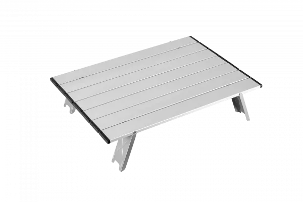 Atepa 2403 mini alunium table l стол скл. алюм (серебристый)