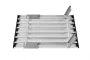 Atepa 2403 mini alunium table l стол скл. алюм (серебристый)