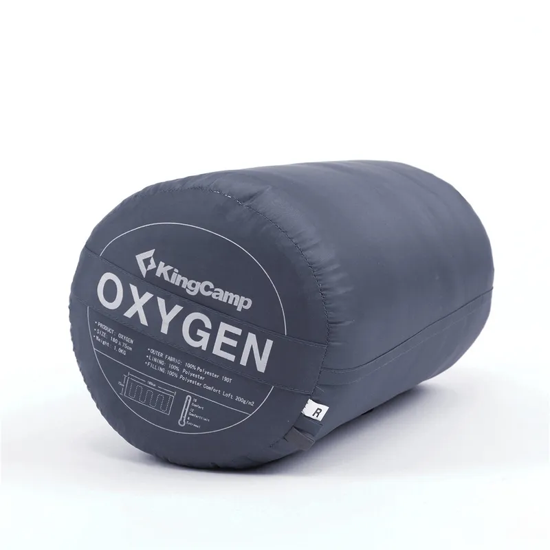 3122 OXYGEN +8С 180x75 спальный мешок (зелёный, левый)