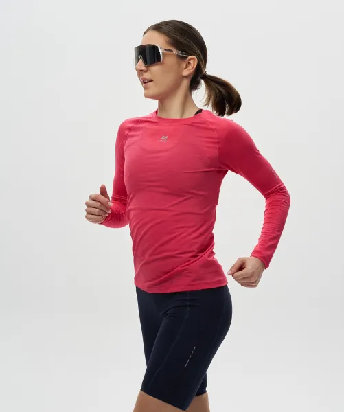 Футболка Nordski Pro Magenta W с длинным рукавом (36-XS, Magenta, , , )