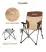 King Camp 2225 polar c30 кресло скл. сталь (84х59х101см, бежевый-коричневый)