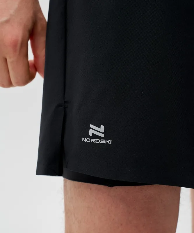 Шорты 2 в 1 Nordski Road Black (52-XL, Black, , , )