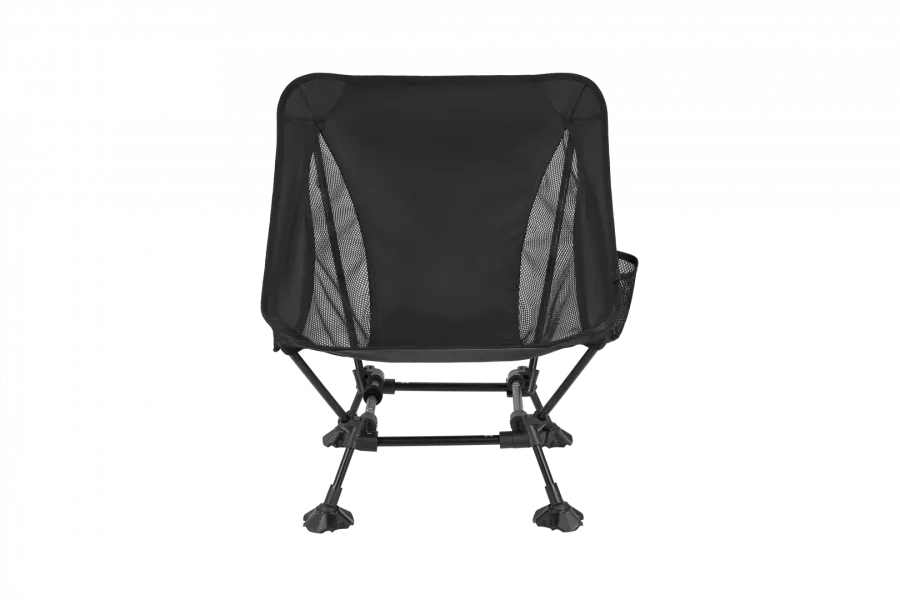 2405 ULTRALIGHT SQUARE LOW CHAIR кресло скл. (черный)