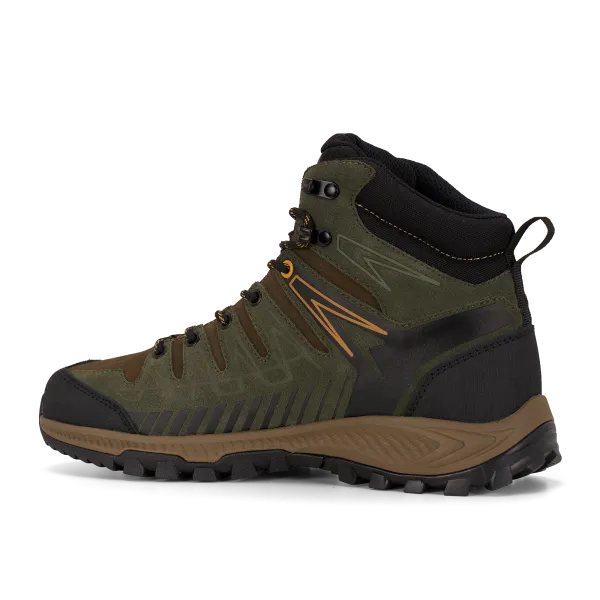 Ботинки THUNDER LEATHER MID WP (43.5, DARK GREEN / HONEY, , , , , )