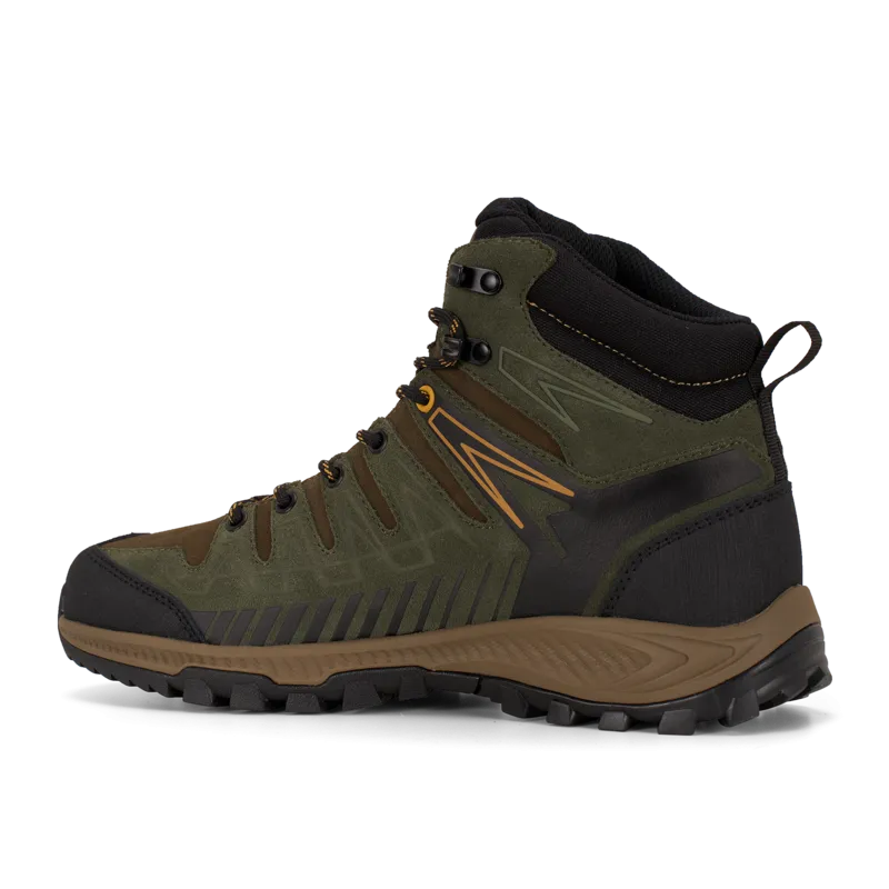 Ботинки THUNDER LEATHER MID WP (43.5, DARK GREEN / HONEY, , , , , )