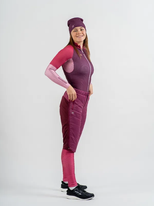 *Шорты NONAME SKI SHORTS 24 WOS WINE RED/DK RASBERRY (4-S, WINE RED/DK RASBERRY, , , , , )