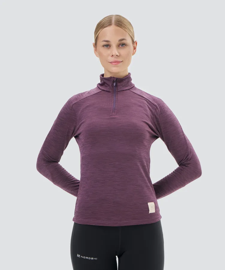 Лонгслив Nordski Impulse Plum W (42-L, Plum, , , , , )