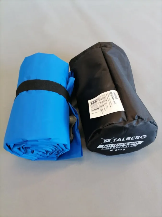AIR WARM MAT коврик надувной с утеплителем (192х64х11, синий)