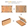 King Camp 2111 bamboo table 7550 стол скл. (75х50х30/40 см)
