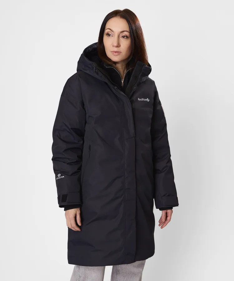 Пальто пуховое Urban Fox VI Женское (XL, 1000/черный, , , , , )