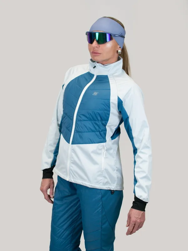 *Куртка NONAME HYBRID JACKET LIGHT BLUE/PETROL BLUE WOS (3-XS, LIGHT BLUE/PETROL BLUE WOS, , , , , )