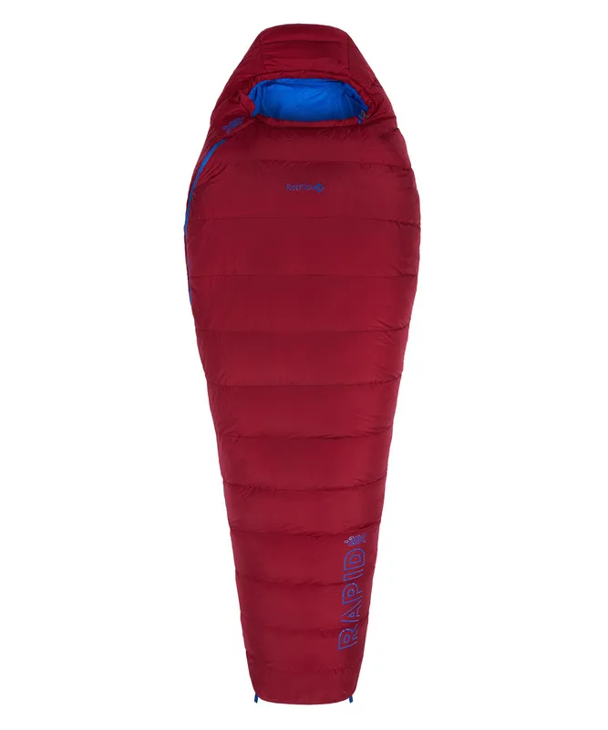 Спальный мешок пуховый Rapid -20C right (Regular, 1282/т.красный/синий, , , , , )